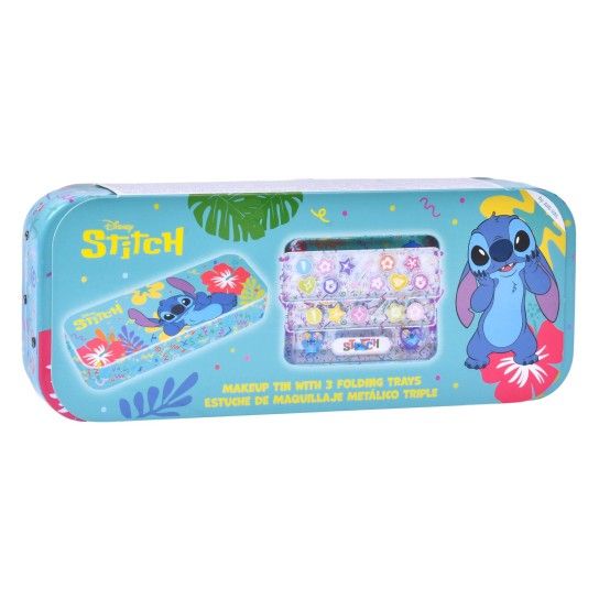 ESTOJO MAQUILHAGEM 3 DIV STITCH TIN ESTOJO MAQUILHAGEM 3 DIV STITCH TIN