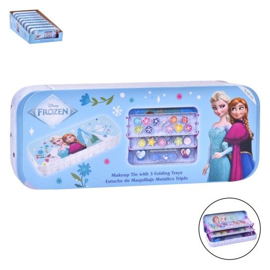 ESTOJO MAQUILHAGEM 3 DIV FROZEN TIN ESTOJO MAQUILHAGEM 3 DIV FROZEN TIN