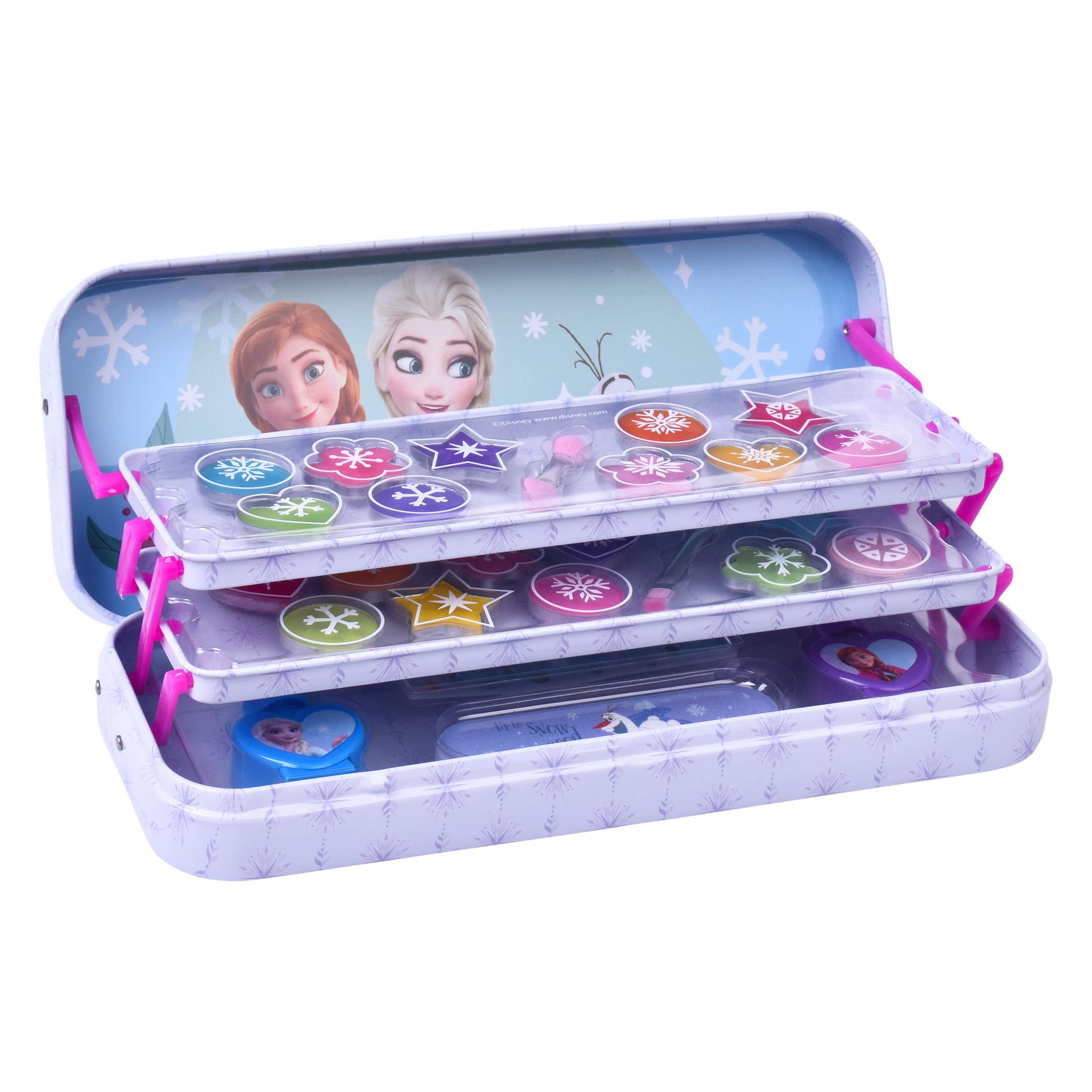 ESTOJO MAQUILHAGEM 3 DIV FROZEN TIN