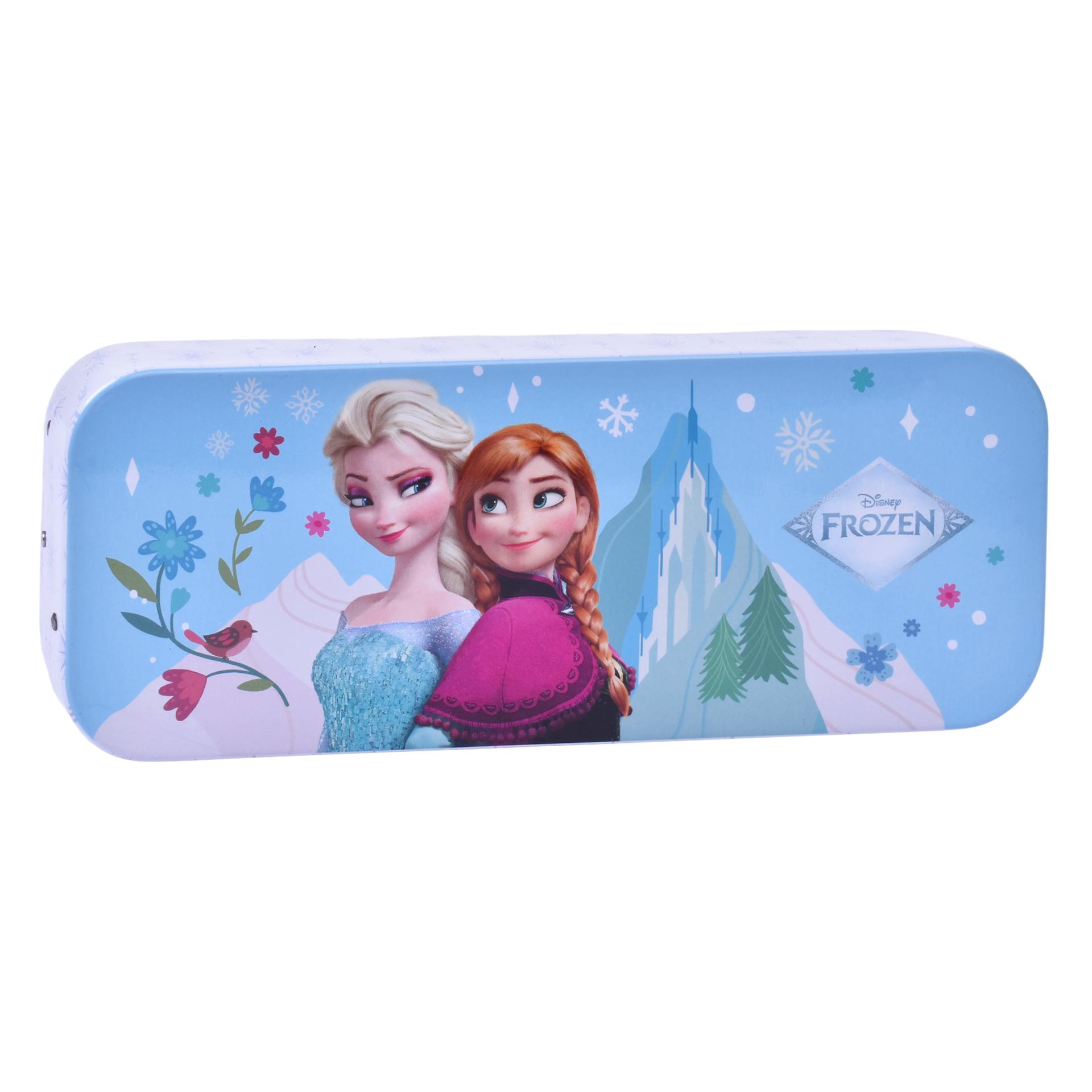 ESTOJO MAQUILHAGEM 3 DIV FROZEN TIN