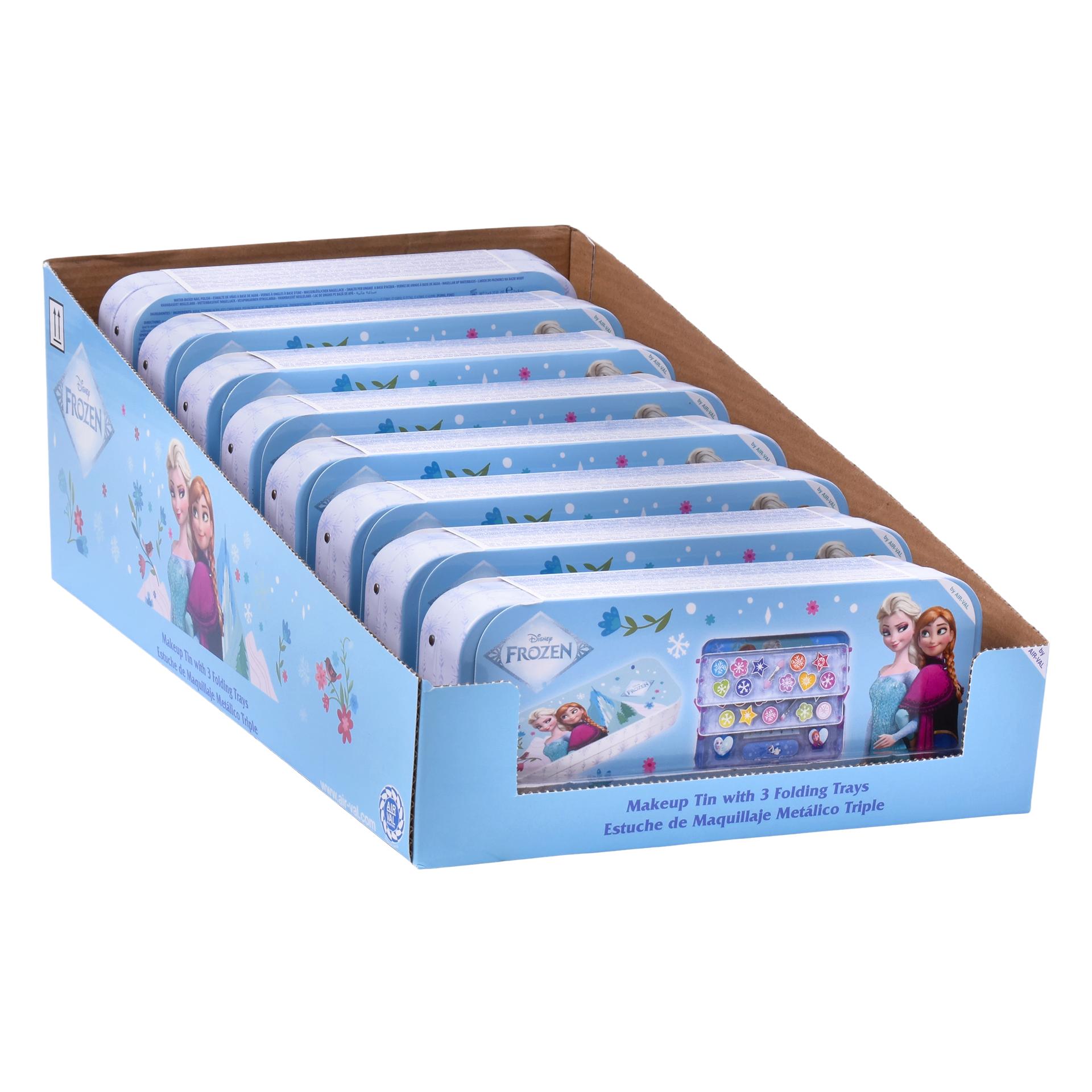 ESTOJO MAQUILHAGEM 3 DIV FROZEN TIN