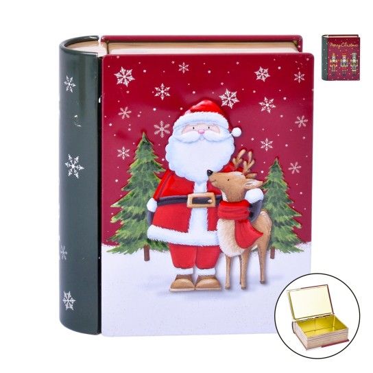 LATA LIVRO 11,7X10X3,7CM 3070-715 SK CX96