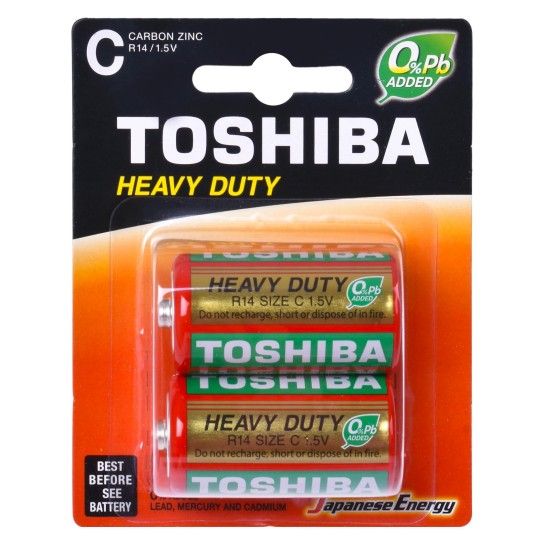 PILHAS TOSHIBA H. DUTY R14KE 2UN PILHAS TOSHIBA H. DUTY R14KE 2UN