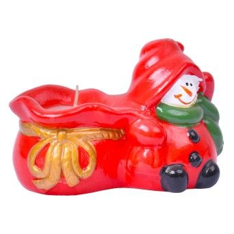 NATAL VELA BONECO NEVE CERAM.31551598