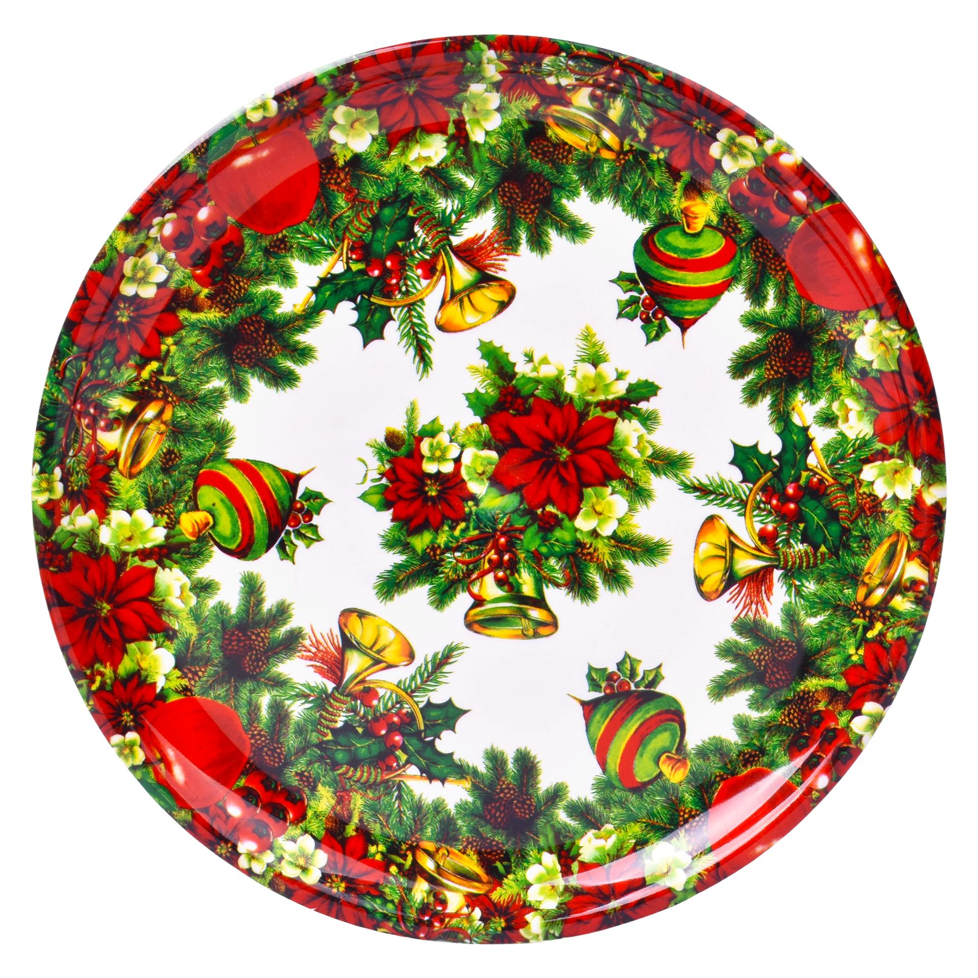 PRATO NATAL RED. 22CM PRATO NATAL RED. 22CM