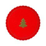 BASE FELTRO NATAL VRM/VRD. 25CM BASE FELTRO NATAL VRM/VRD. 25CM