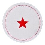 BASE FELTRO NATAL BRC/VRM. 25CM BASE FELTRO NATAL BRC/VRM. 25CM