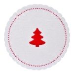 BASE FELTRO NATAL BRC/VRM. 25CM BASE FELTRO NATAL BRC/VRM. 25CM