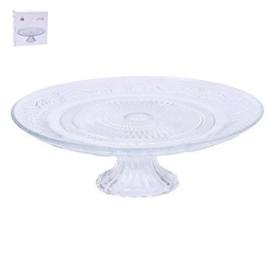 PRATO VIDRO 30CM C/PE SK 952-236 CX4