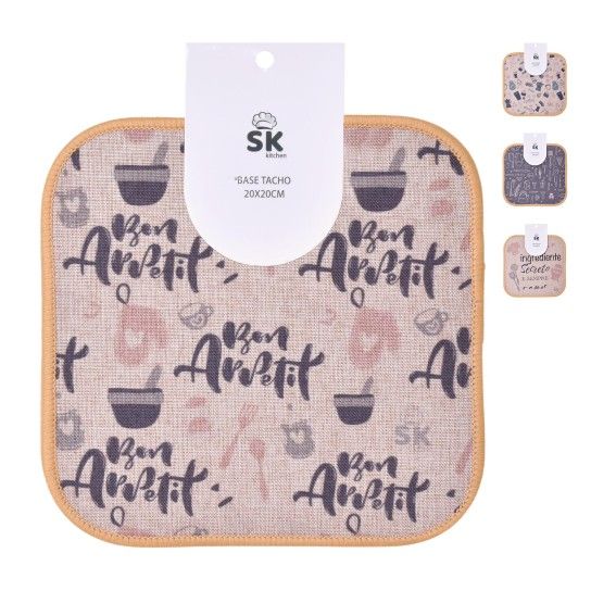 BASE TACHOS 20X20CM SK 1597-100 CX120 BASE TACHOS 20X20CM SK 1597-100 CX120