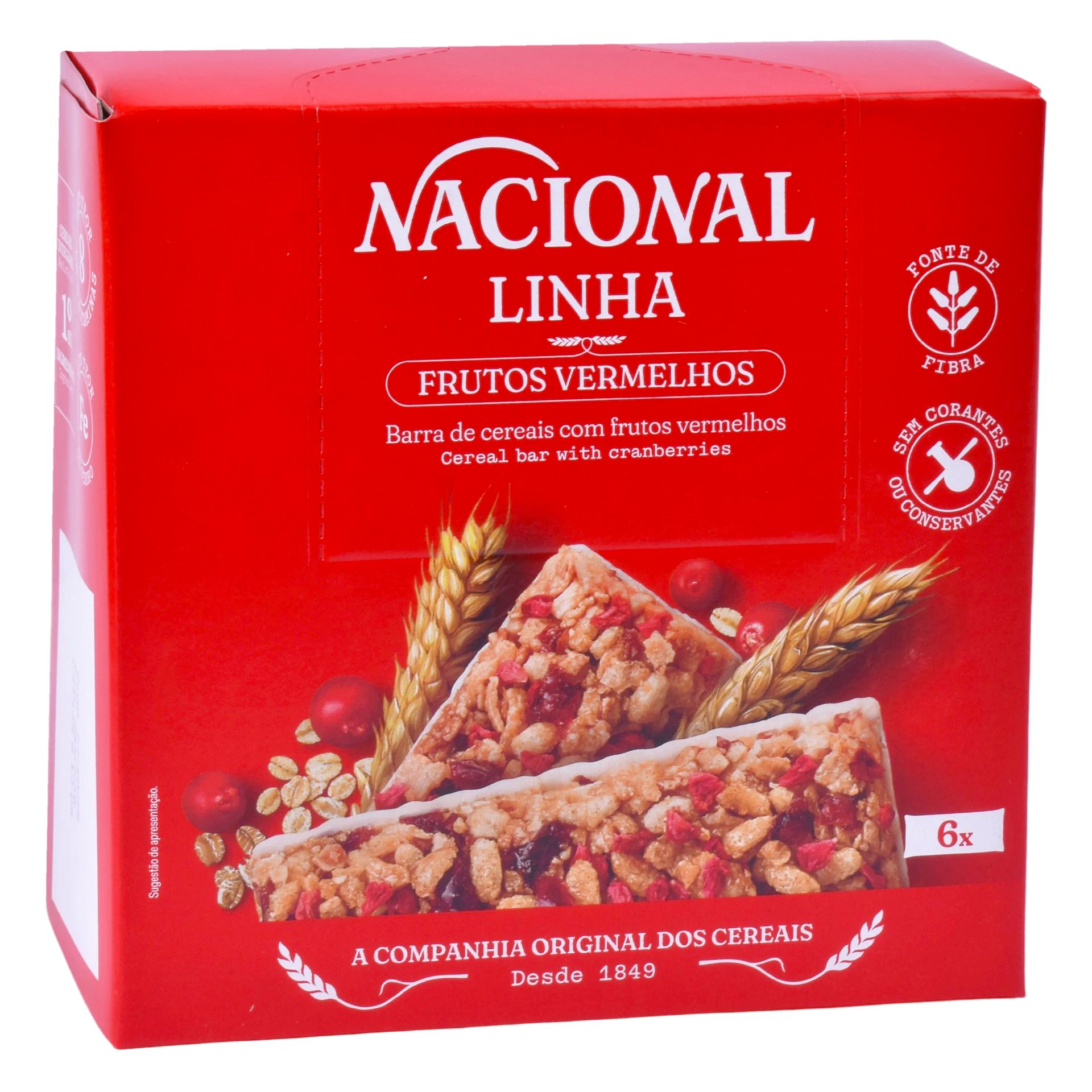 BARRA CEREAIS FRU VER NAC 6UNX20G BARRA CEREAIS FRU VER NAC 6UNX20G