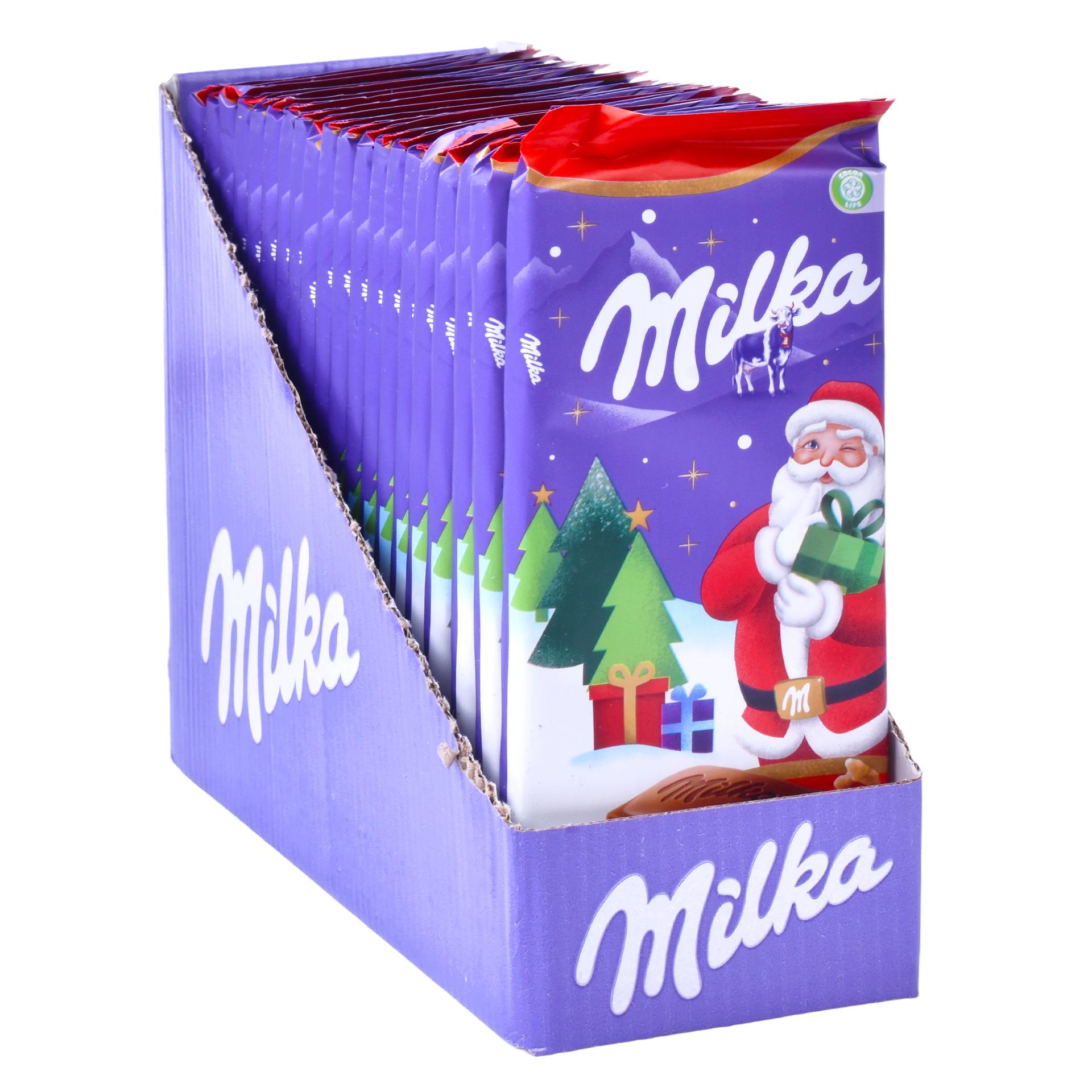 MILKA ARROZ TUFADO NATAL 20X100G CX20