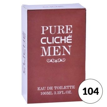 PERFUME CLICHE PURE HOMEM 100ML 104 CX24