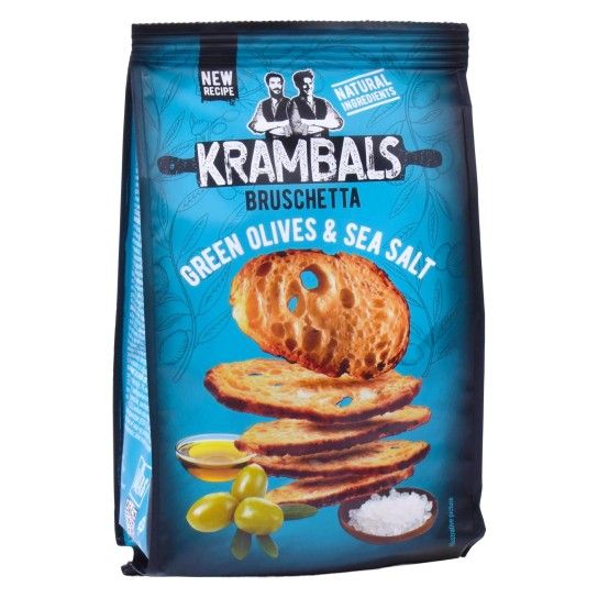 KRAMBALS BRUSCHETA AZEITE/SAL 75G KRAMBALS BRUSCHETA AZEITE/SAL 75G