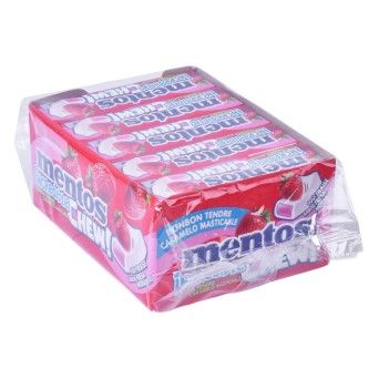 MENTOS INCREDIBLE CHEW MORANGO 20UN