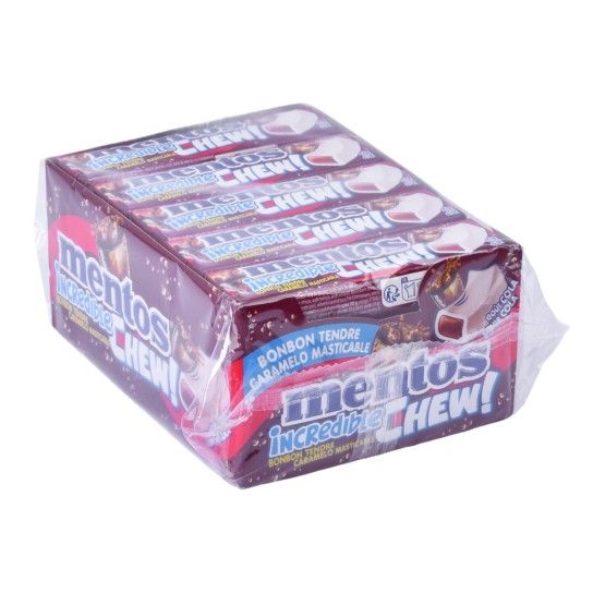 MENTOS INCREDIBLE CHEW COLA 20UN MENTOS INCREDIBLE CHEW COLA 20UN