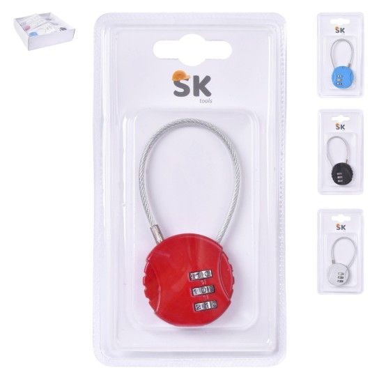 CADEADO C/COD 86MM 2822-063 CX288 CADEADO C/COD 86MM 2822-063 CX288