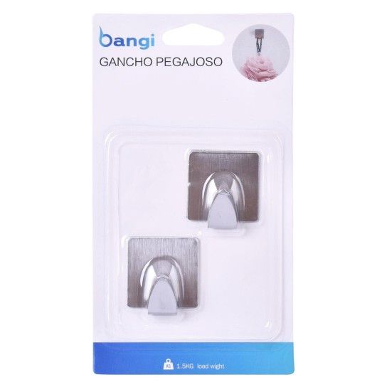 CABIDE METAL QUADRADO 2UN B50195 CABIDE METAL QUADRADO 2UN B50195