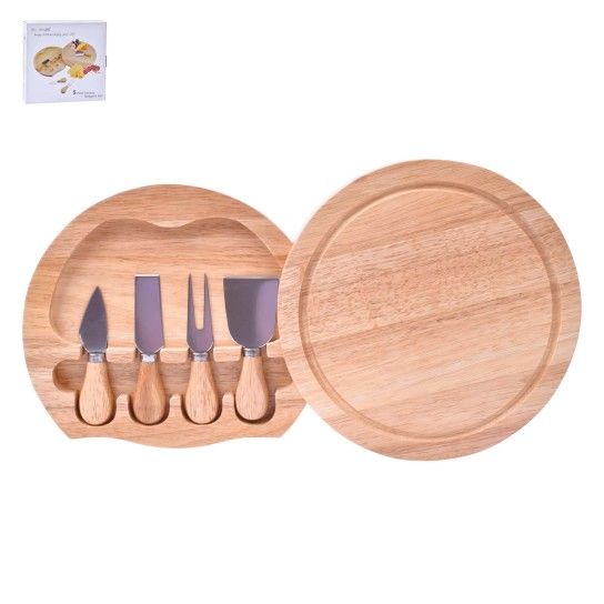 TABUA QUEIJOS 5PCS MAD. 2576-203 CX24 TABUA QUEIJOS 5PCS MAD. 2576-203 CX24