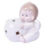 ANJO PORCELANA 11CM C/ LUZ 50431171 ANJO PORCELANA 11CM C/ LUZ 50431171