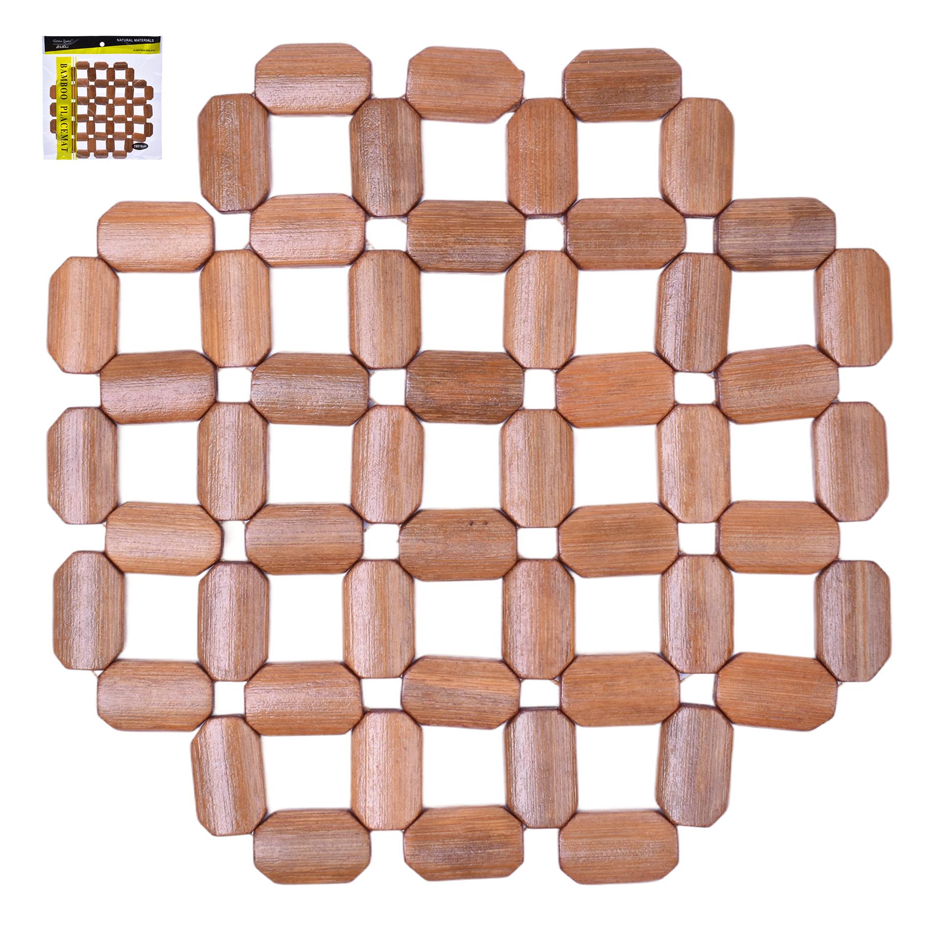 BASE BAMBU HEXAG 19CM 2375-301 CX288