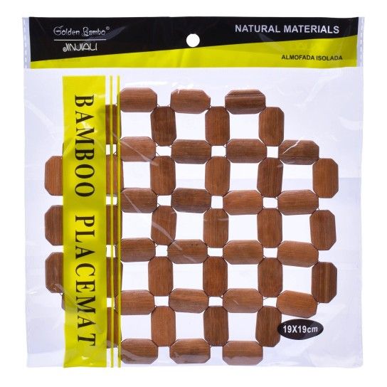 BASE BAMBU HEXAG 19CM 2375-301 CX288