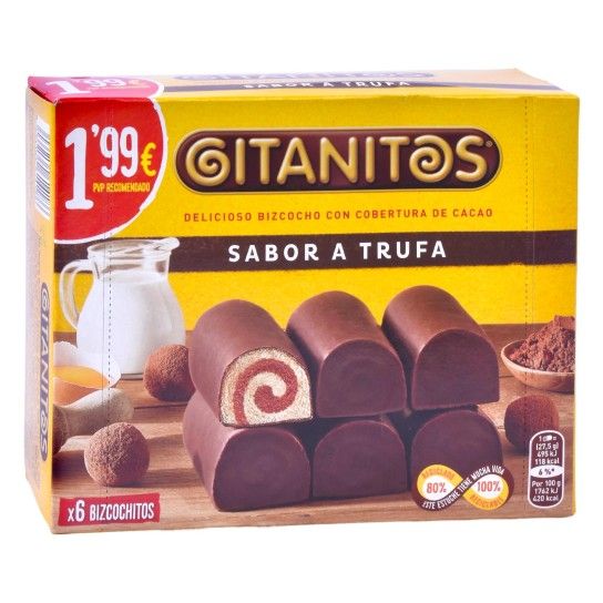 GITANITOS TRUFA 6UN 165G PV1.99