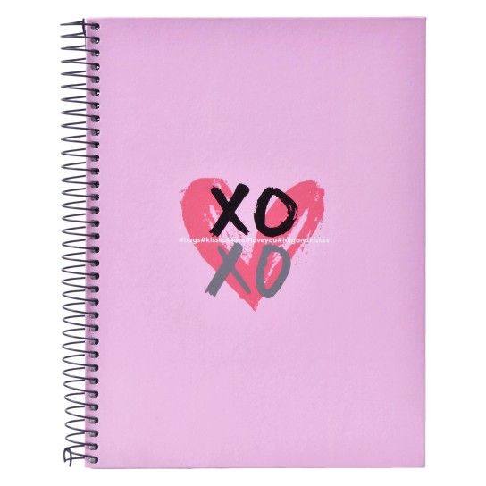 CADERNO ESP. CAPA DURA A5 120F XOXO CADERNO ESP. CAPA DURA A5 120F XOXO
