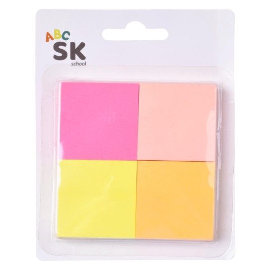 BLOCO NOT 4 UN 100F 7,6X7,6 2687-061
