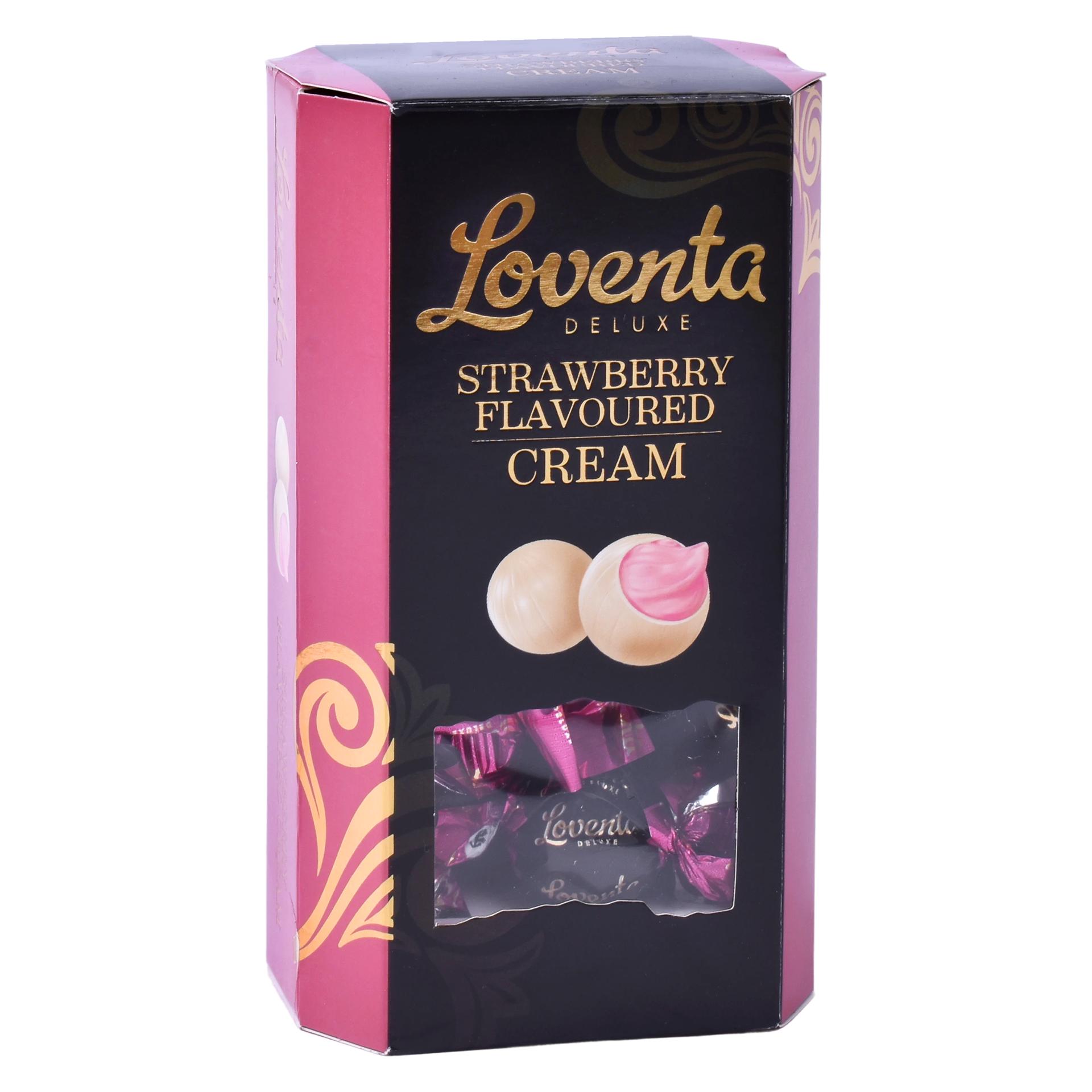 CHOCOLATE LOVENTA CREME MORANGO130G CHOCOLATE LOVENTA CREME MORANGO130G