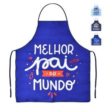 AVENTAL DEC. PAI 60X70CM 2414-801B CX123