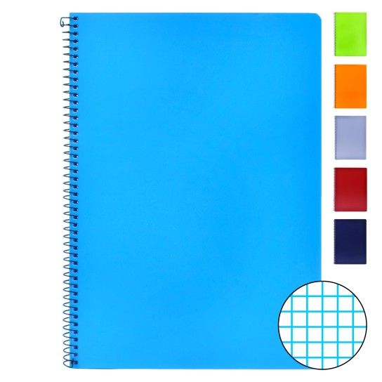 CADERNO CAMPUS PP ESP A4 QUADR.90GR