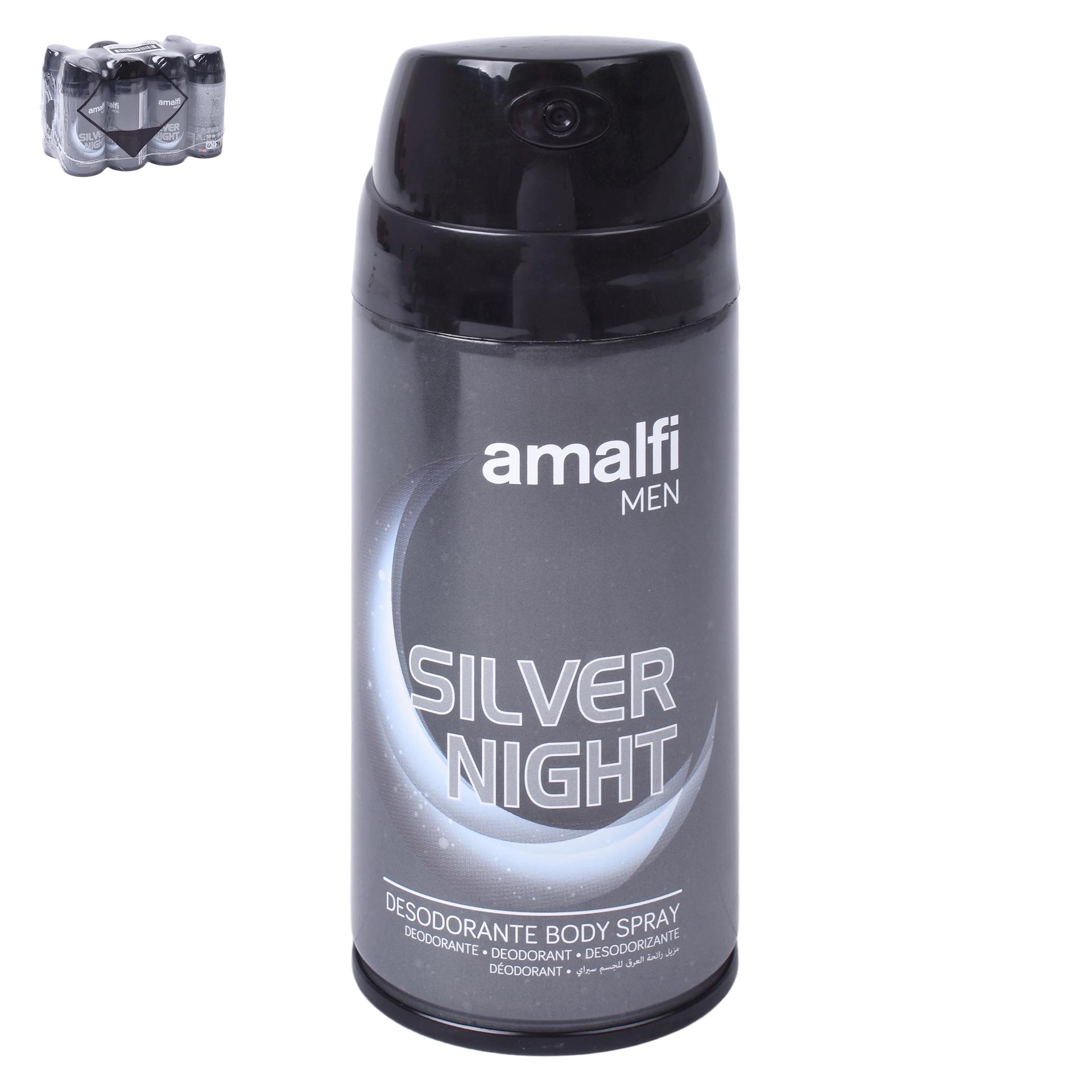 DESOD. SPRAY MEN SILVER NIGHT 150ML DESOD. SPRAY MEN SILVER NIGHT 150ML