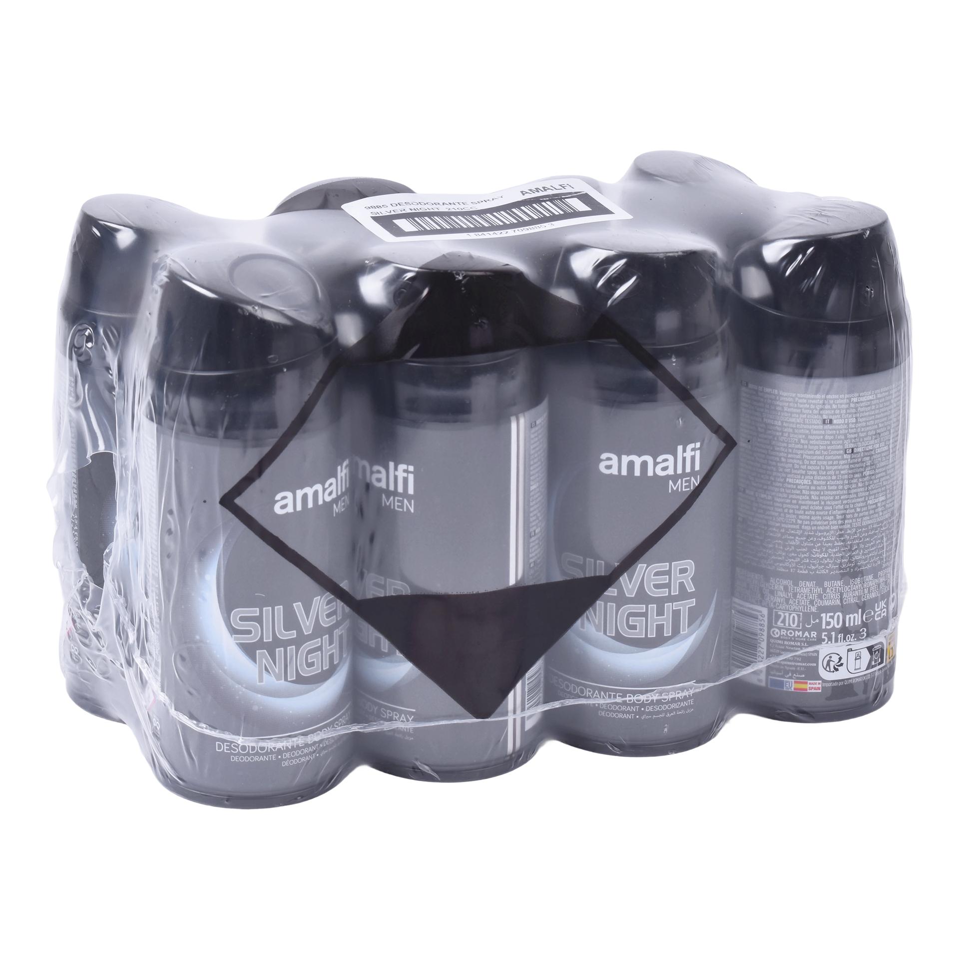 DESOD. SPRAY MEN SILVER NIGHT 150ML DESOD. SPRAY MEN SILVER NIGHT 150ML