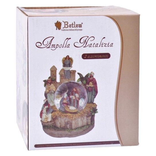 PRESEPIO C/ GLOBO VIDRO 8CM PRESEPIO C/ GLOBO VIDRO 8CM