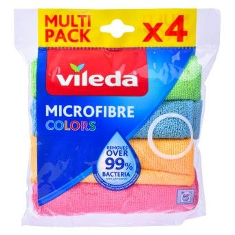 VILEDA PANO MICROFIBRA 4 CORES