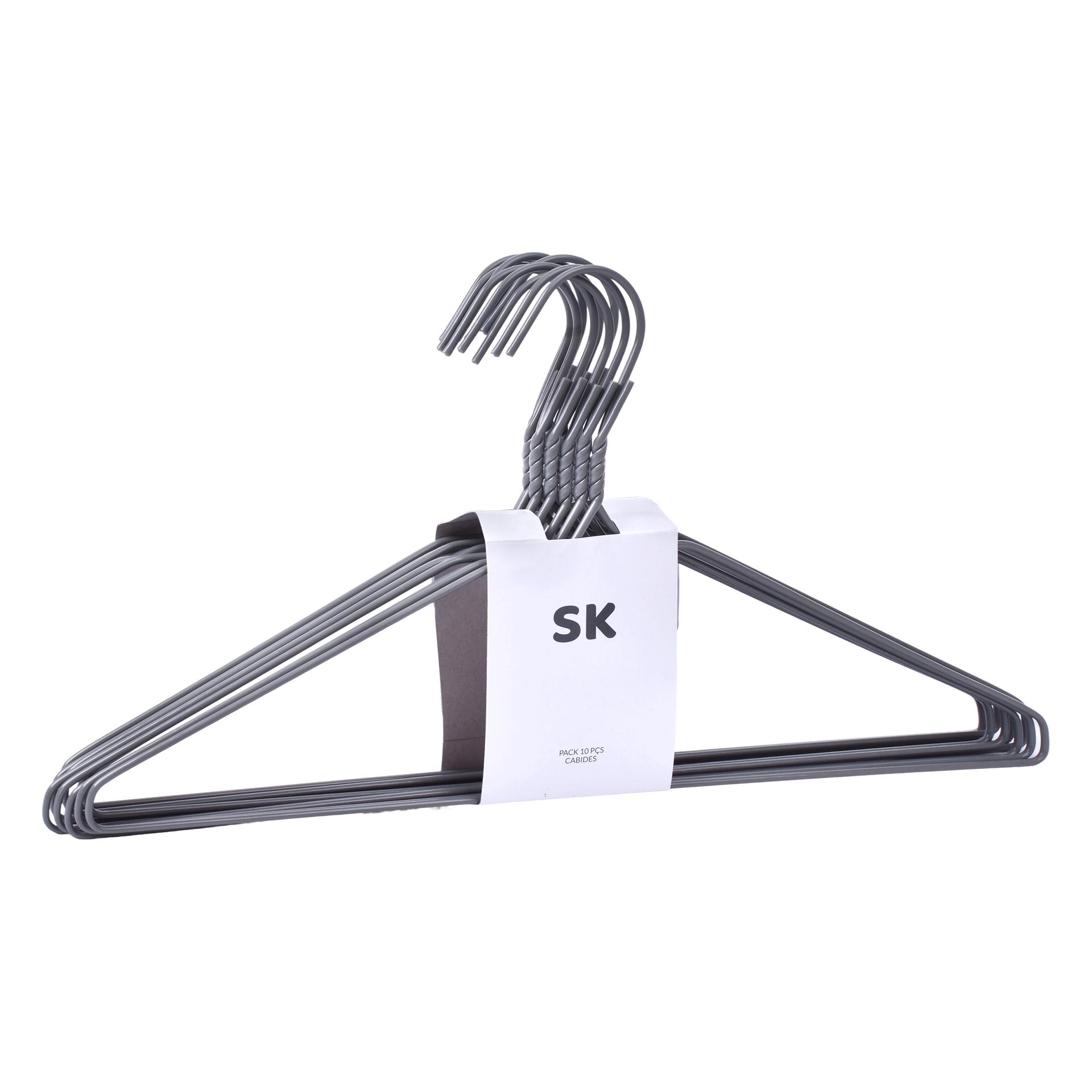 CABIDE METAL CINZA 10UN SK 0267-02 CX24 CABIDE METAL CINZA 10UN SK 0267-02 CX24