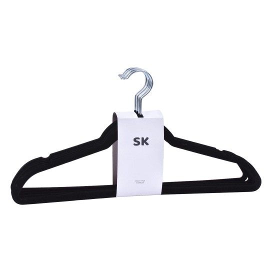 CABIDE VELUDO PRETO 7UN SK 0267-06 CX24 CABIDE VELUDO PRETO 7UN SK 0267-06 CX24