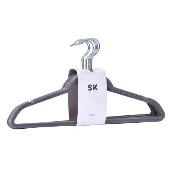 CABIDE VELUDO CINZA 7UN SK 0267-07 CX24