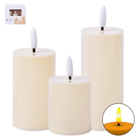 VELA LED 3UN LUZ QNT SK 3078-200 CX60