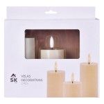 VELA LED 3UN LUZ QNT SK 3078-200 CX60