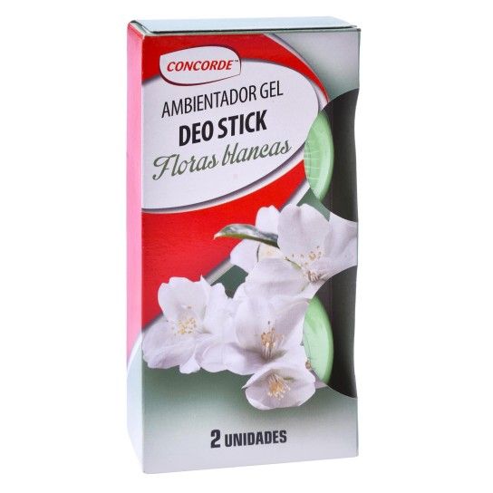 AMBIENTADOR GEL FLORES BR. 2X40G