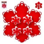 FLOCO NEVE FELTRO C/ 4 MOLAS 5040464 LUNA FLOCO NEVE FELTRO C/ 4 MOLAS 5040464 LUNA
