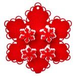 FLOCO NEVE FELTRO C/ 4 MOLAS 5040464 LUNA FLOCO NEVE FELTRO C/ 4 MOLAS 5040464 LUNA