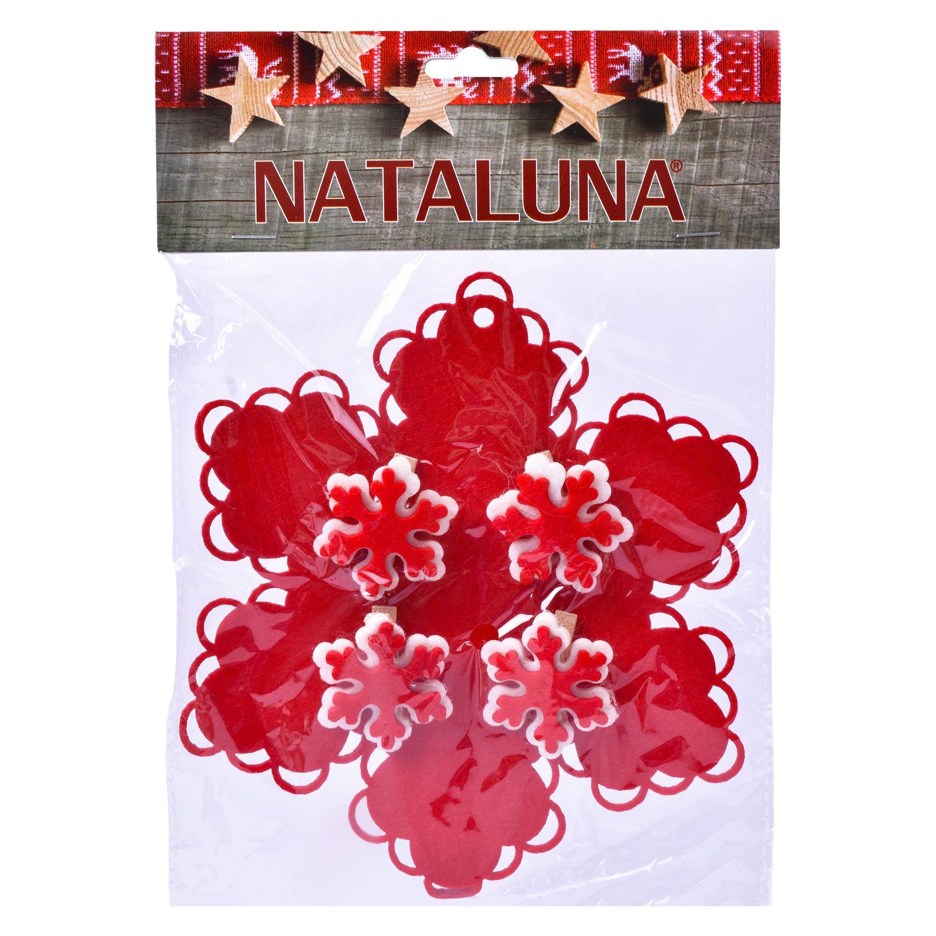 FLOCO NEVE FELTRO C/ 4 MOLAS 5040464 LUNA FLOCO NEVE FELTRO C/ 4 MOLAS 5040464 LUNA