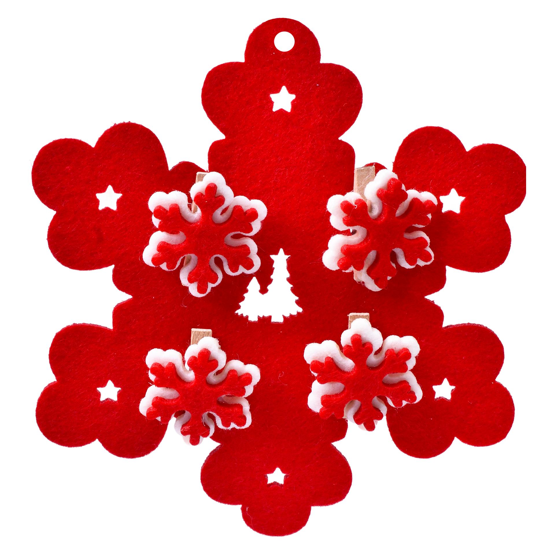 FLOCO NEVE FELTRO C/ 4 MOLAS 5040424 LUNA FLOCO NEVE FELTRO C/ 4 MOLAS 5040424 LUNA