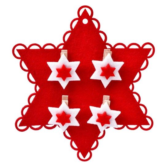 ESTRELA FELTRO C/ 4 MOLAS 5040465 LUNA ESTRELA FELTRO C/ 4 MOLAS 5040465 LUNA