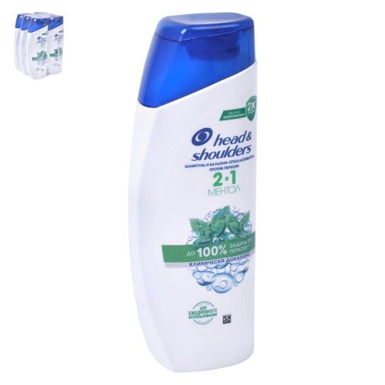H&S CHAMPO MENTOL 2 EM 1 200ML CX6 H&S CHAMPO MENTOL 2 EM 1 200ML CX6