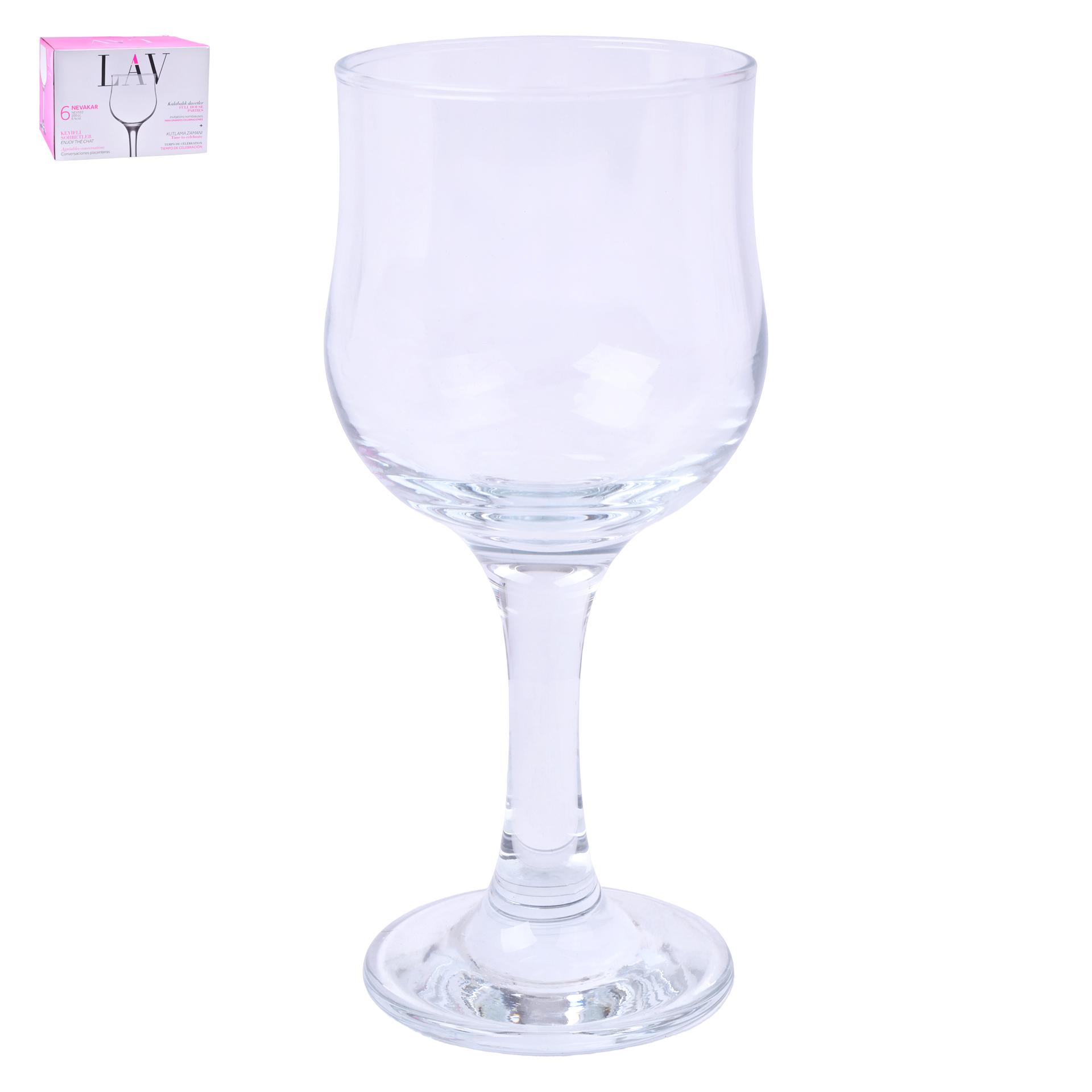 COPOS VINHO BRANCO CONJ 6) 200CC NEVAKAR COPOS VINHO BRANCO CONJ 6) 200CC NEVAKAR