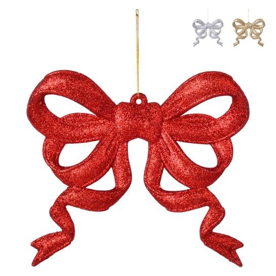 DECORA�AO NATAL LA�O 19.5X17CM